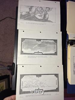 Star wars storyboards Empire Strikes Back movie prop HOTH TAUNTAUN OPENING SCENE