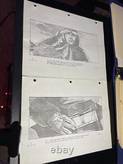 Star wars storyboards Empire Strikes Back movie prop HOTH TAUNTAUN OPENING SCENE
