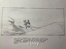 Star wars storyboards Empire Strikes Back movie prop HOTH TAUNTAUN OPENING SCENE