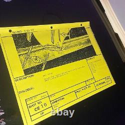 Star wars storyboards Empire Strikes Back movie prop The Millennium Falcon Art