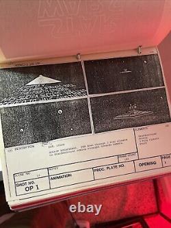 Star wars storyboards Empire Strikes Back movie prop The Millennium Falcon Art