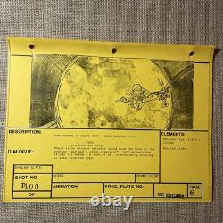 Star wars storyboards Empire Strikes Back movie props BESPIN CLOUD CITY LUKE
