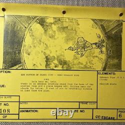 Star wars storyboards Empire Strikes Back movie props BESPIN CLOUD CITY LUKE