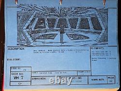 Star wars storyboards Empire Strikes Back movie props DARTH VADER SHIP Art ESB