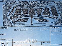 Star wars storyboards Empire Strikes Back movie props DARTH VADER SHIP Art ESB