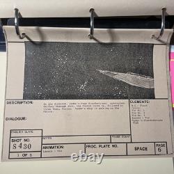 Star wars storyboards Empire Strikes Back movie props Darth Vader Stardestoyer
