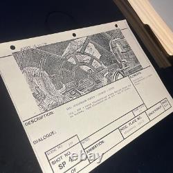 Star wars storyboards Empire Strikes Back movie props FALCON STAR DESTROYER Art