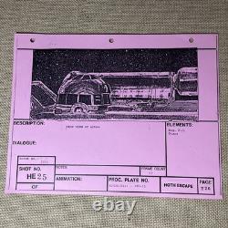 Star wars storyboards Empire Strikes Back movie props Falcon LUKE X-wing Art