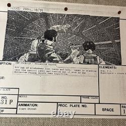 Star wars storyboards Empire Strikes Back movie props Falcon Leia Lando Luke