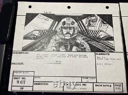 Star wars storyboards Empire Strikes Back movie props George Lucas Art ESB x1
