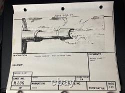 Star wars storyboards Empire Strikes Back movie props George Lucas Art ESB x1