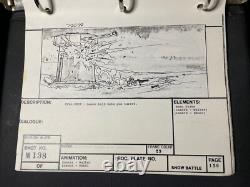 Star wars storyboards Empire Strikes Back movie props George Lucas Art ESB x1