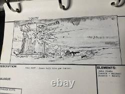 Star wars storyboards Empire Strikes Back movie props George Lucas Art ESB x1