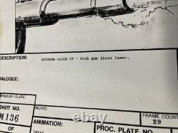 Star wars storyboards Empire Strikes Back movie props George Lucas Art ESB x1