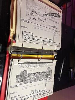 Star wars storyboards Empire Strikes Back movie props HOTH AT-AT Drivers ESB