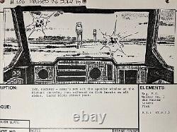 Star wars storyboards Empire Strikes Back movie props HOTH AT-AT SNOWSPEEDER ESB