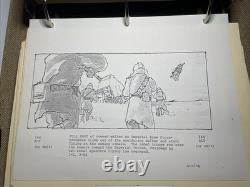 Star wars storyboards Empire Strikes Back movie props HOTH BASE AT-AT REBEL Art