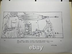 Star wars storyboards Empire Strikes Back movie props HOTH BASE SOLDIERS ENT