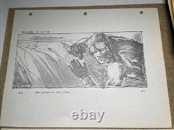 Star wars storyboards Empire Strikes Back movie props HOTH CHEWBACCA HAN SOLO