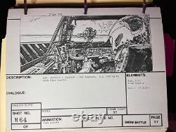 Star wars storyboards Empire Strikes Back movie props HOTH JACKSON SNOWSPEEDER