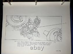 Star wars storyboards Empire Strikes Back movie props HOTH LUKE AT-AT art