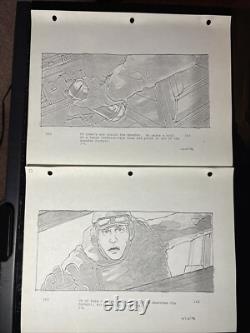 Star wars storyboards Empire Strikes Back movie props HOTH LUKE AT-AT art