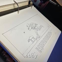 Star wars storyboards Empire Strikes Back movie props HOTH LUKE AT-AT art