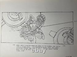 Star wars storyboards Empire Strikes Back movie props HOTH LUKE AT-AT art
