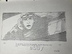 Star wars storyboards Empire Strikes Back movie props HOTH LUKE AT-AT art