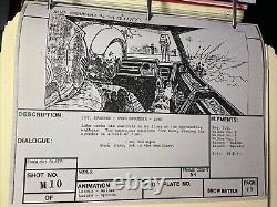 Star wars storyboards Empire Strikes Back movie props HOTH LUKE SNOWSPEEDER ESB