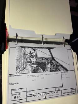 Star wars storyboards Empire Strikes Back movie props HOTH LUKE SNOWSPEEDER ESB