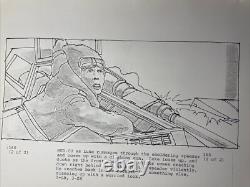 Star wars storyboards Empire Strikes Back movie props HOTH LUKE SNOWSPEEDER art