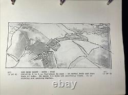 Star wars storyboards Empire Strikes Back movie props HOTH LUKE TAUNTAUN Art