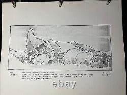 Star wars storyboards Empire Strikes Back movie props HOTH LUKE TAUNTAUN Art