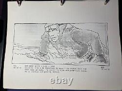 Star wars storyboards Empire Strikes Back movie props HOTH LUKE TAUNTAUN Art