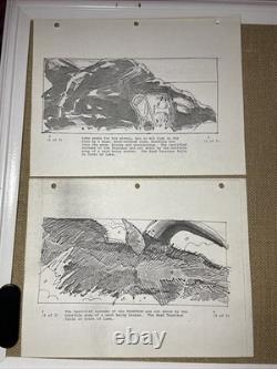 Star wars storyboards Empire Strikes Back movie props HOTH LUKE TAUNTAUN Art X1 Star wars storyboards Empire Strikes Back movie props HOTH LUKE TAUNTAUN Art X1