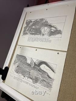 Star wars storyboards Empire Strikes Back movie props HOTH LUKE TAUNTAUN Art X1