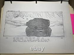 Star wars storyboards Empire Strikes Back movie props HOTH Probe Droid Art