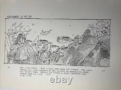 Star wars storyboards Empire Strikes Back movie props HOTH REBEL BASE SOLDIERS