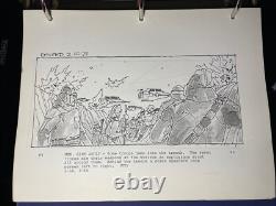 Star wars storyboards Empire Strikes Back movie props HOTH REBEL BASE SOLDIERS