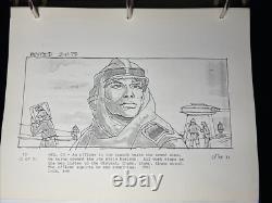 Star wars storyboards Empire Strikes Back movie props HOTH REBEL OFFICER EARLY