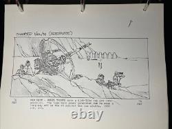 Star wars storyboards Empire Strikes Back movie props HOTH REBEL SOLDIER EARLY