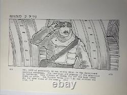 Star wars storyboards Empire Strikes Back movie props HOTH REBEL SOLDIER EARLY