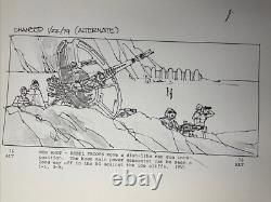 Star wars storyboards Empire Strikes Back movie props HOTH REBEL SOLDIER EARLY