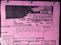 Star wars storyboards Empire Strikes Back movie props HOTH Rebel Transport Art
