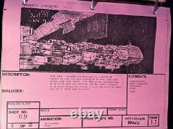 Star wars storyboards Empire Strikes Back movie props HOTH Rebel Transport Art