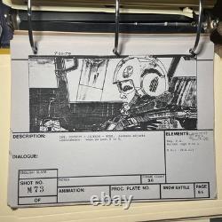 Star wars storyboards Empire Strikes Back movie props HOTH SNOW SPEEDER art X1