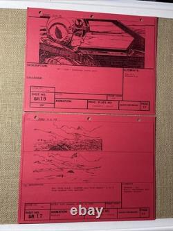 Star wars storyboards Empire Strikes Back movie props HOTH SNOWSPEEDER Art