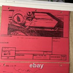 Star wars storyboards Empire Strikes Back movie props HOTH SNOWSPEEDER Art