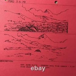 Star wars storyboards Empire Strikes Back movie props HOTH SNOWSPEEDER Art